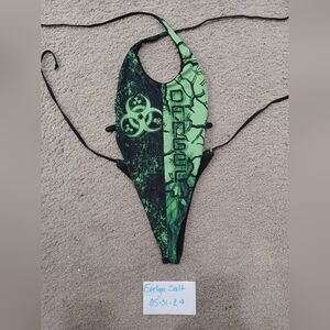 Freedom Ravewear Green Toxic bodysuit